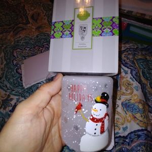 New Scentsy Snowman plugin Warmer Christmas